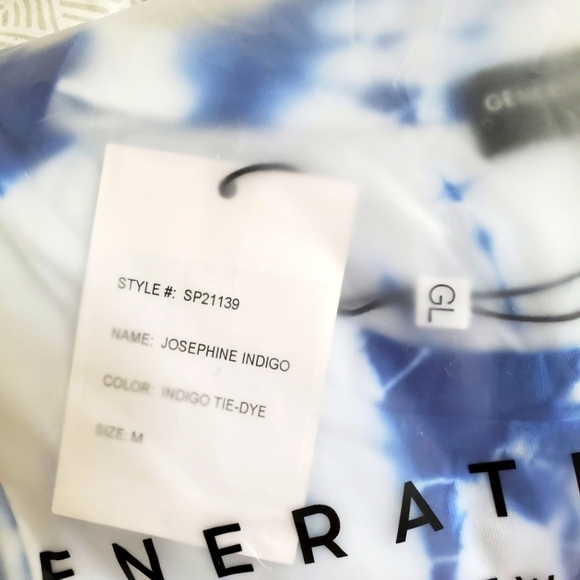 Generation Love Josephine Indigo Tie Dye Top - Picture 6 of 16